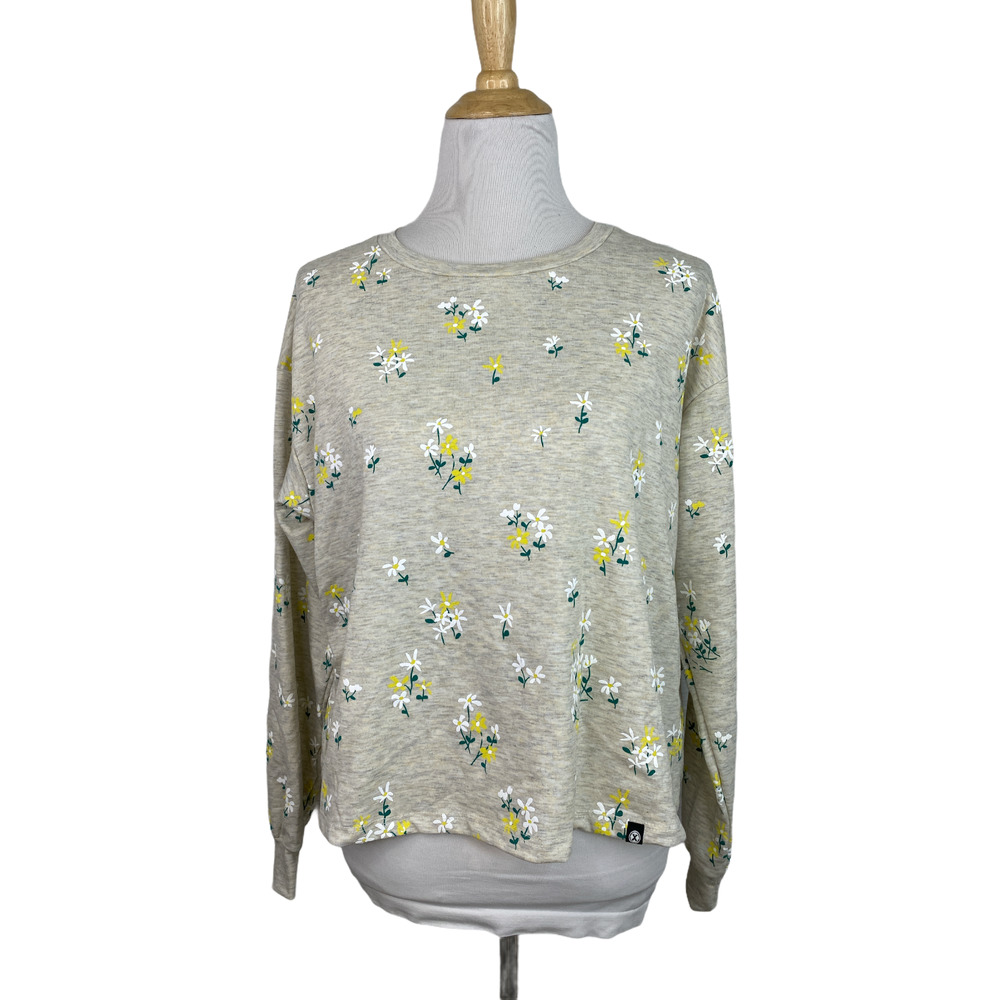Circle X Floral Long Sleeve Tee Large
